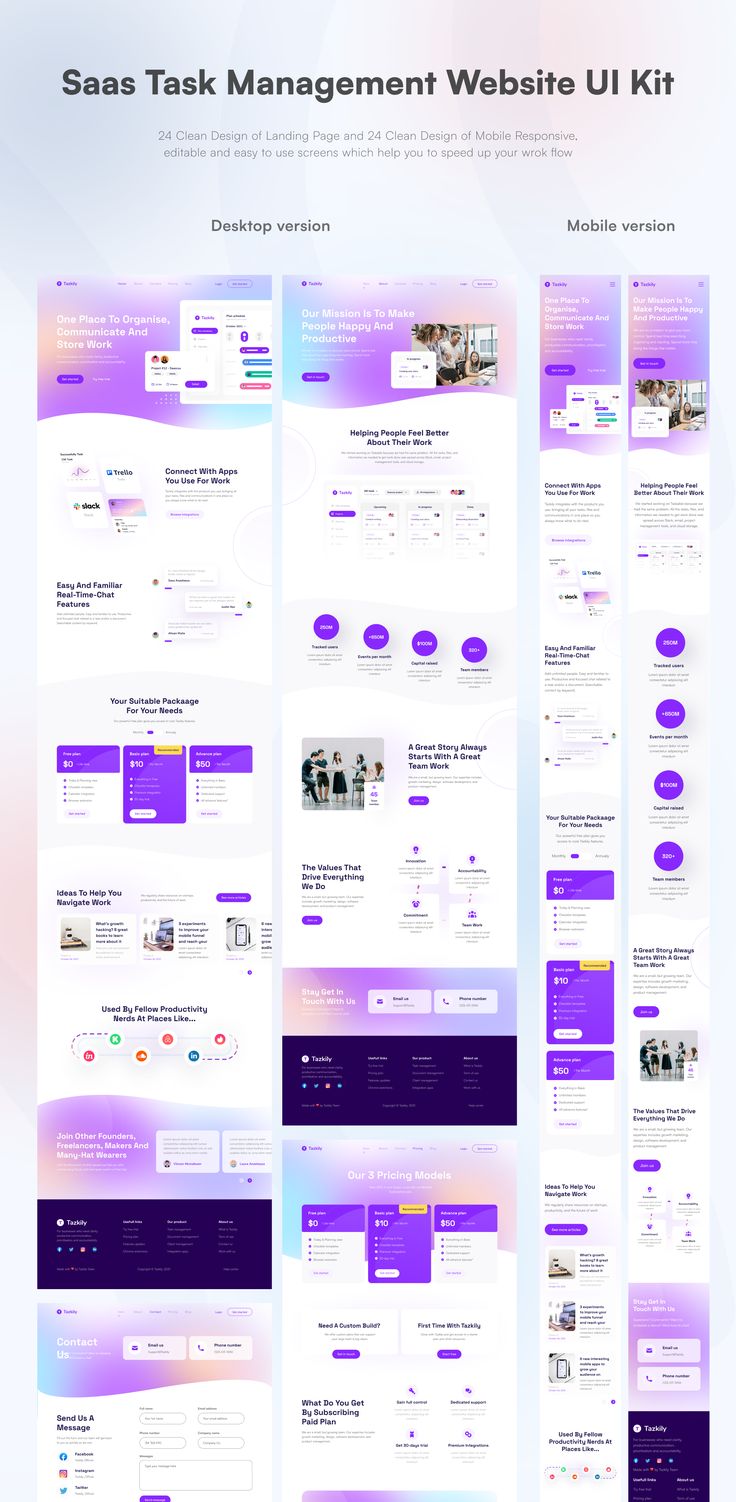 saascuy saas landing page ui kit
